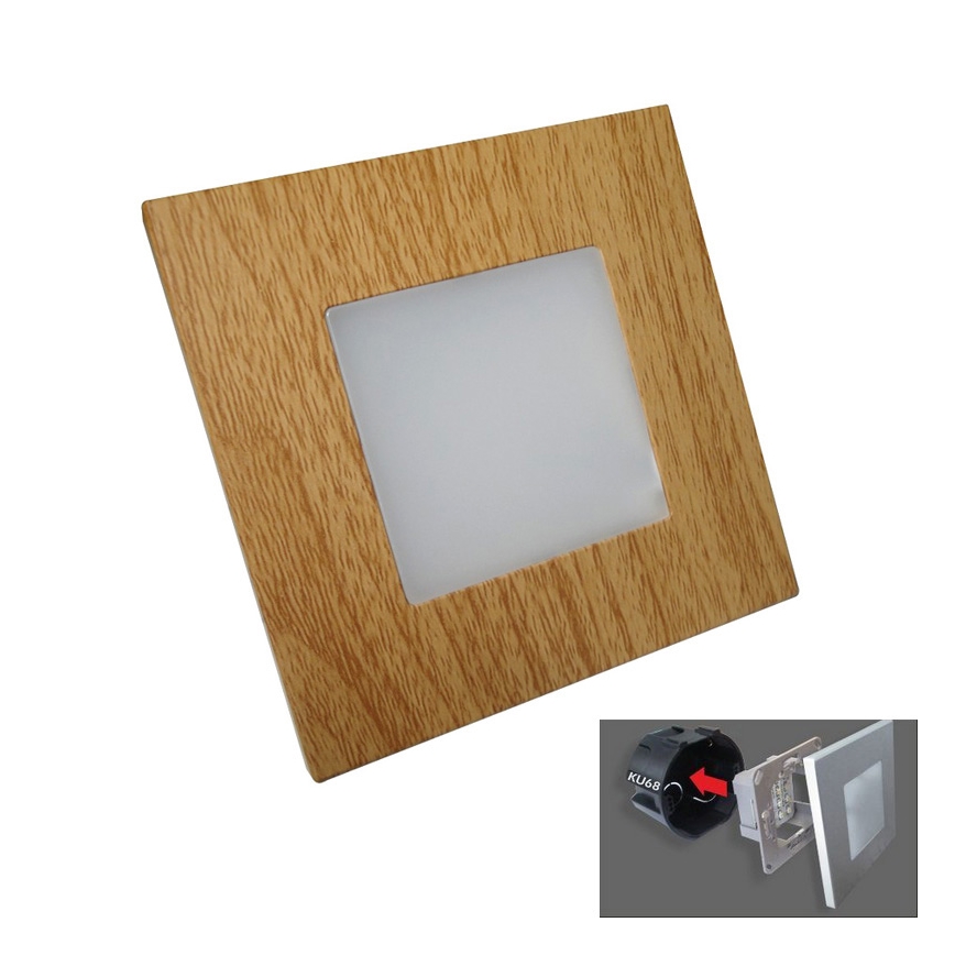 Emithor 48307 - LED orientačné svietidlo STEP LIGHT 16xLED SMD/1W/230V