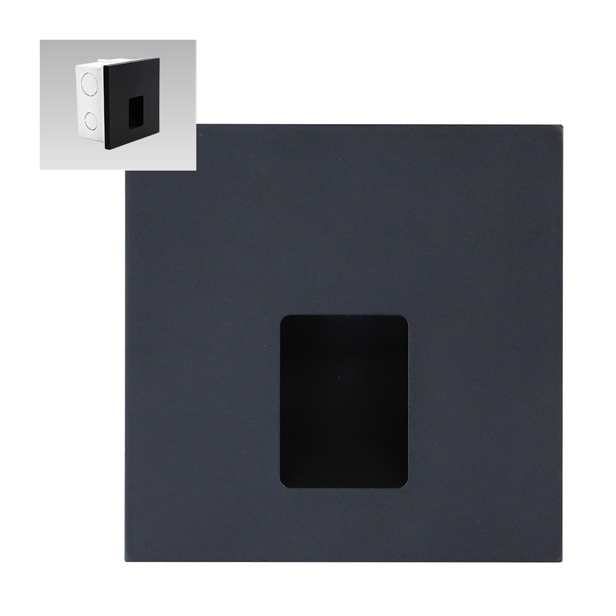 Emithor 70425 - LED Schodiskové svietidlo VIX LED/1W/230V 4000K čierna