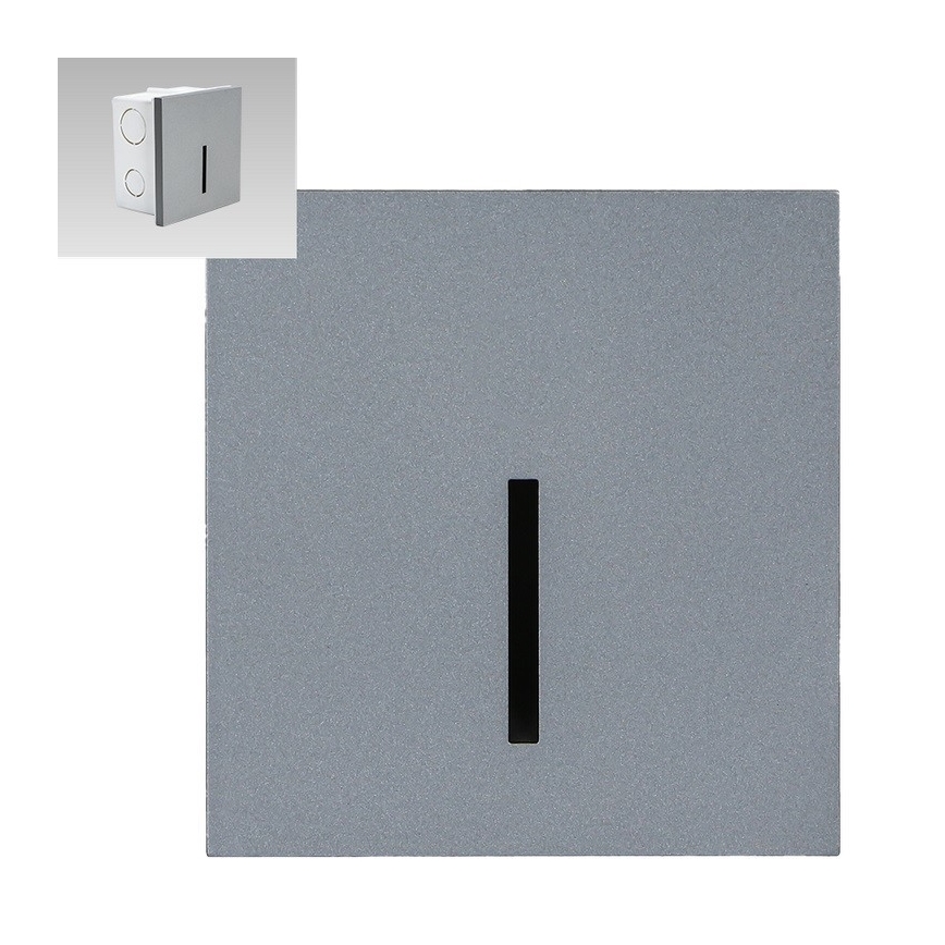 Emithor 70429 - LED Schodiskové svietidlo LINE LED/1W/230V 4000K šedá