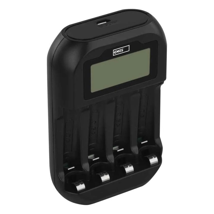 Nabíjačka batérií s LCD displejom 4xAA/AAA 5V