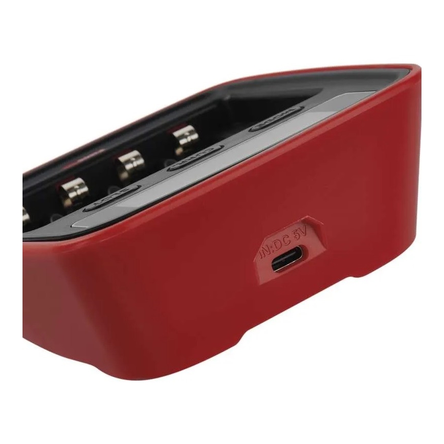 Nabíjačka batérií s LCD displejom 4xAA/AAA 5V