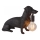 Endon 101188 - Stolná lampa DACHSHUND 1xE27/10W/230V čierna