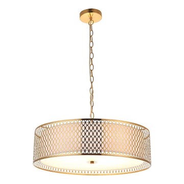 Endon 101569 - Luster na reťazi CORDERO 3xE27/10W/230V zlatý