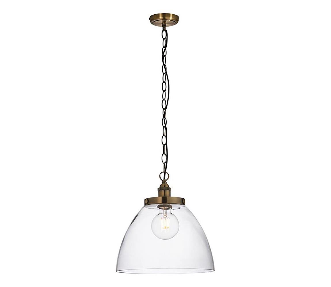 Endon 102926 - Luster na reťazi HANSEN 1xE27/10W/230V mosadz 102926