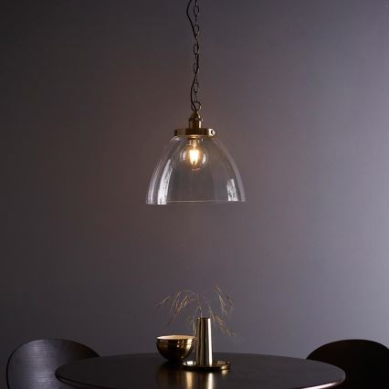 Endon 102926 - Luster na reťazi HANSEN 1xE27/10W/230V mosadz