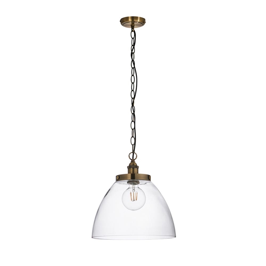 Endon 102926 - Luster na reťazi HANSEN 1xE27/10W/230V mosadz