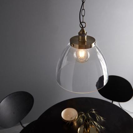 Endon 102926 - Luster na reťazi HANSEN 1xE27/10W/230V mosadz