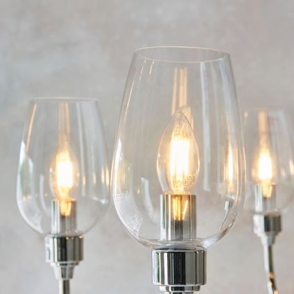 Endon 103315 - Luster na reťazi 6xE14/6W/230V lesklý chróm