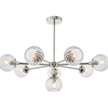 Endon 104051 - Lestenec na drogu ALLEGRA 8xE14/7W/230V sijajni krom