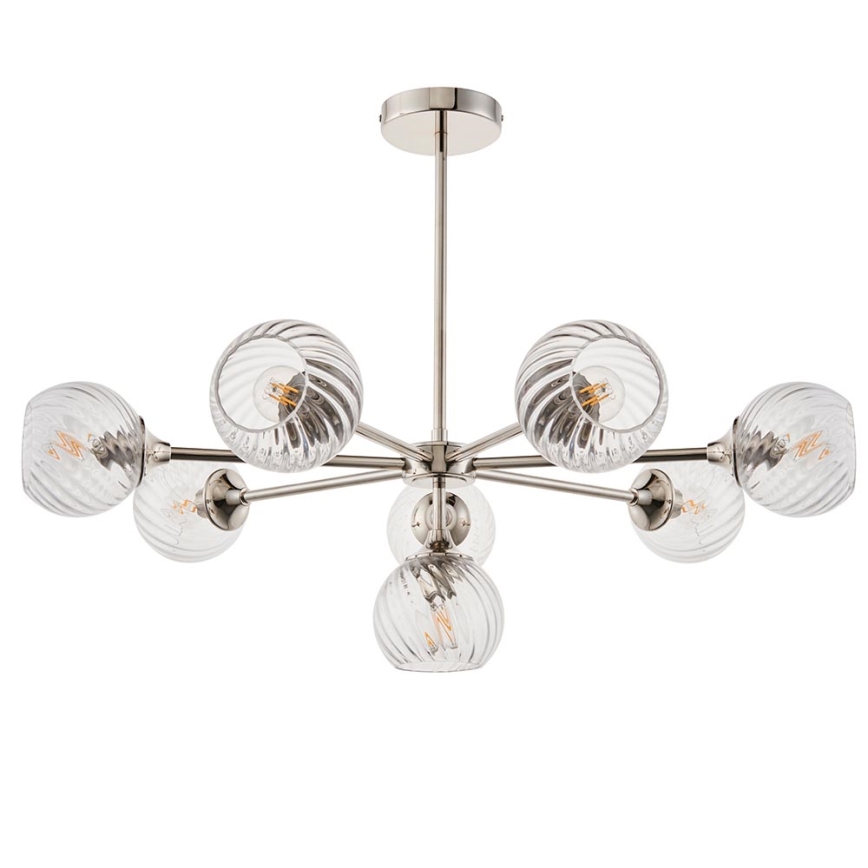 Endon 104051 - Lestenec na drogu ALLEGRA 8xE14/7W/230V sijajni krom