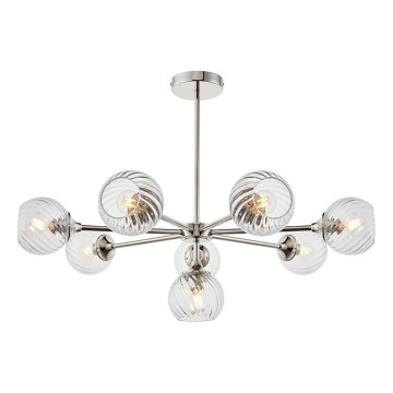 Endon 104051 - Luster na tyči ALLEGRA 8xE14/7W/230V lesklý chróm