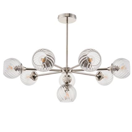 Endon 104051 - Luster na tyči ALLEGRA 8xE14/7W/230V lesklý chróm