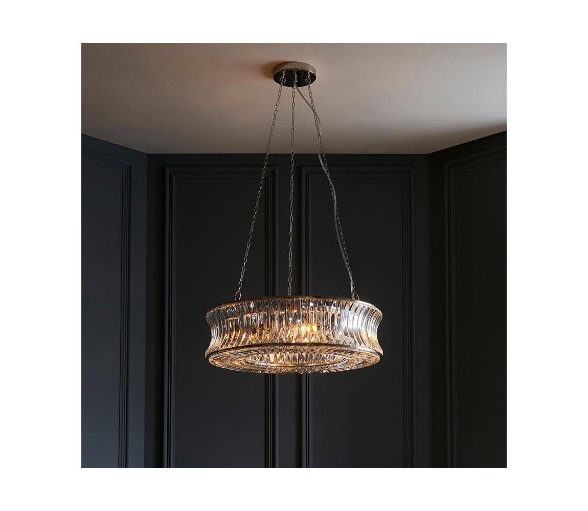 Endon 104528 - Luster na reťazi 6xE14/6W/230V lesklý chróm 104528