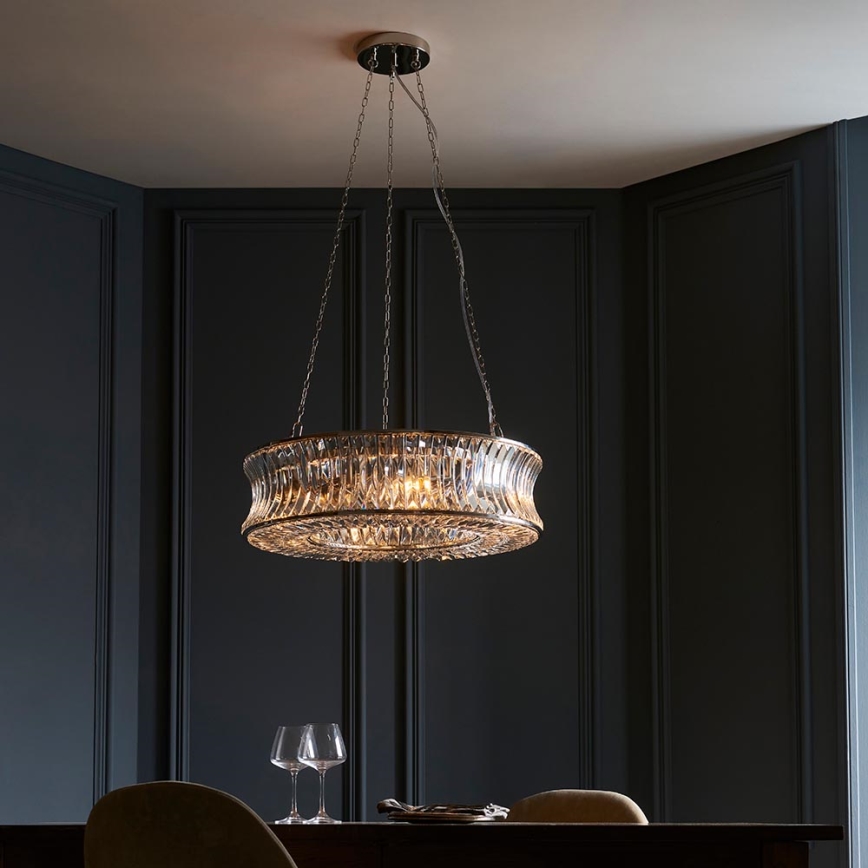 Endon 104528 - Luster na reťazi 6xE14/6W/230V lesklý chróm