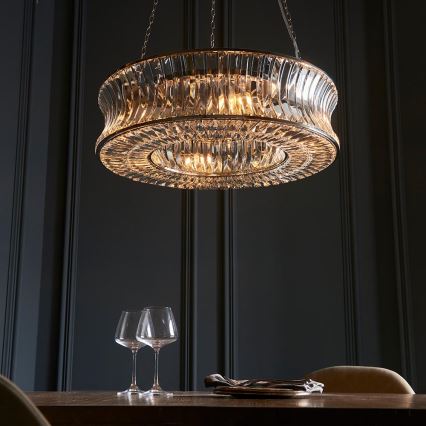 Endon 104528 - Luster na reťazi 6xE14/6W/230V lesklý chróm