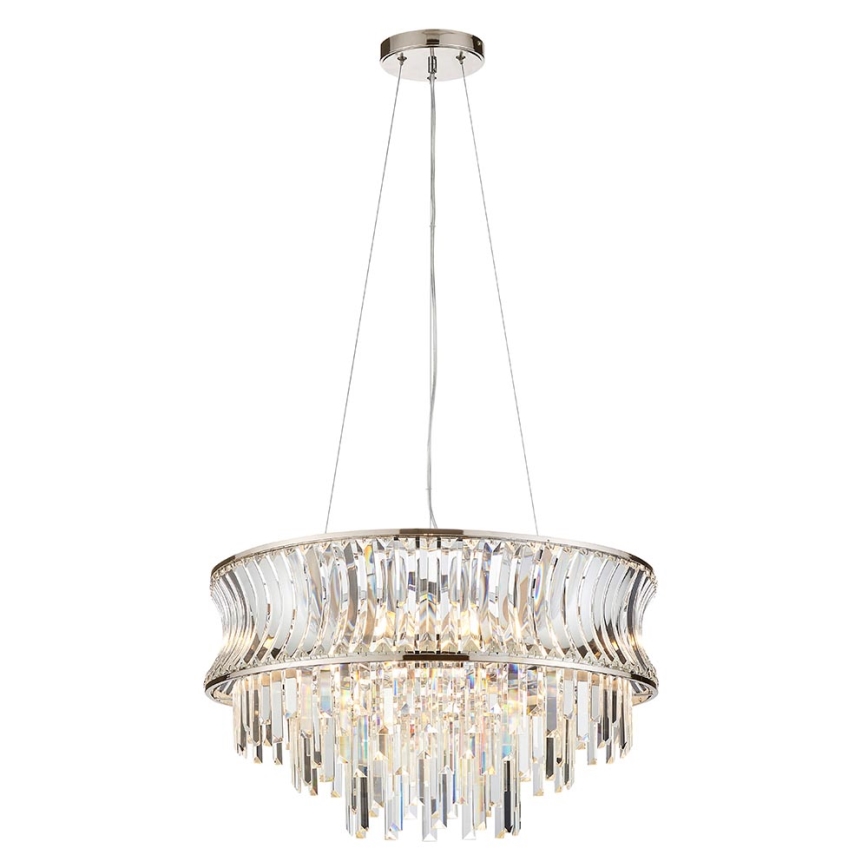 Endon 104530 - Luster na reťazi 9xE14/6W/230V lesklý chróm