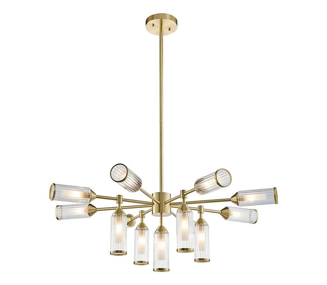 Endon 106256 - Luster na tyči TOUR 13xG9/3W/230V mosadz 106256