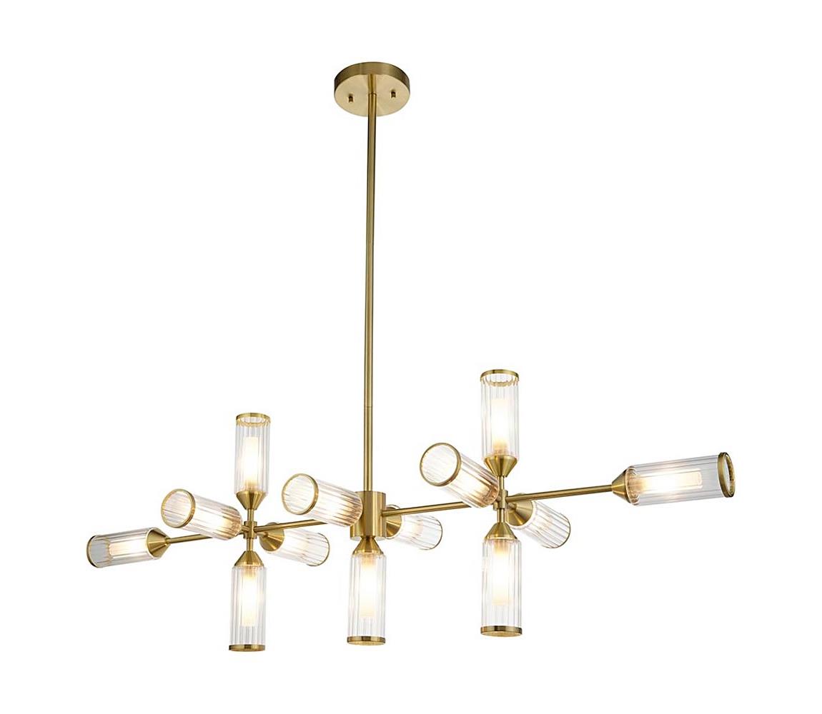 Endon 106259 - Luster na tyči TOUR 13xG9/3W/230V mosadz 106259