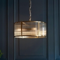 Endon 106282 - Závesný luster RIDGETON na reťazi 3xE14/6W/230V, mosadz