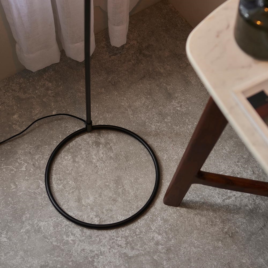 Endon 106337 - Stojacia lampa BRAIR 1xE27/10W/230V čierna