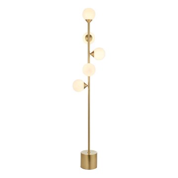 Endon 106756 - Stojacia lampa OTIS 5xG9/3W/230V zlatá
