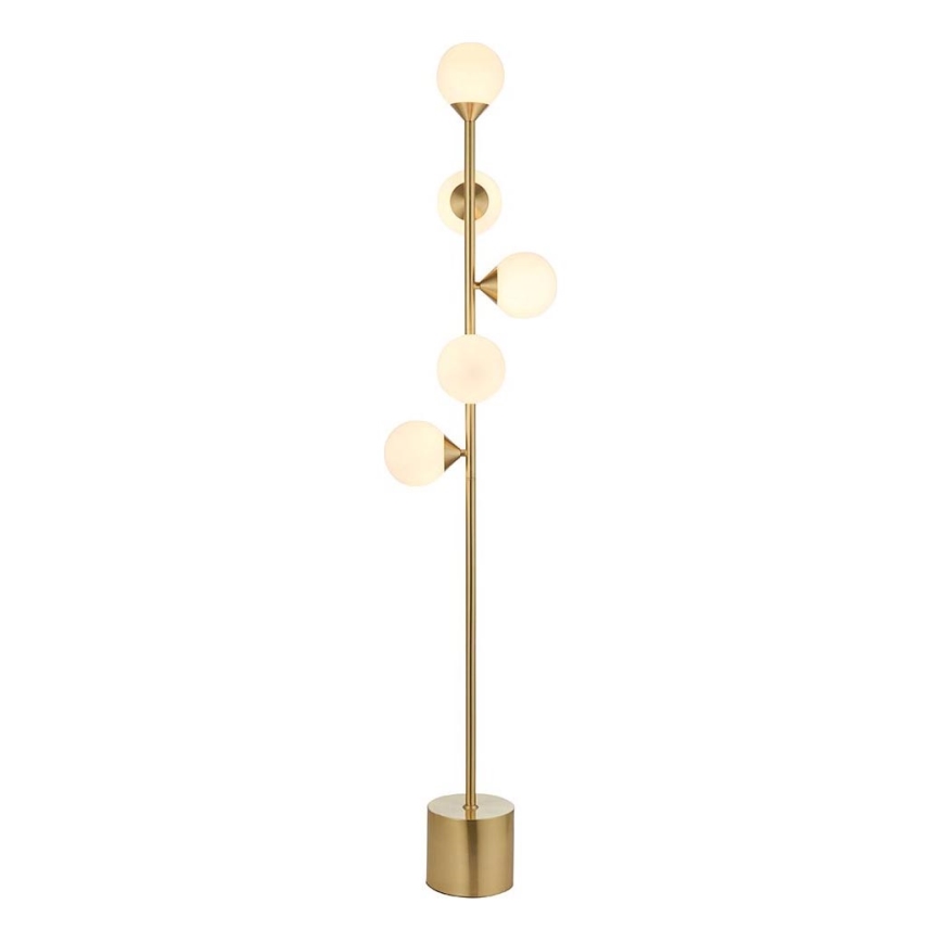 Endon 106756 - Stojacia lampa OTIS 5xG9/3W/230V zlatá