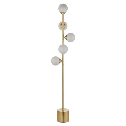 Endon 106756 - Stojacia lampa OTIS 5xG9/3W/230V zlatá
