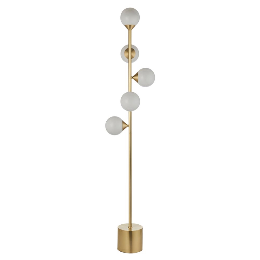 Endon 106756 - Stojacia lampa OTIS 5xG9/3W/230V zlatá