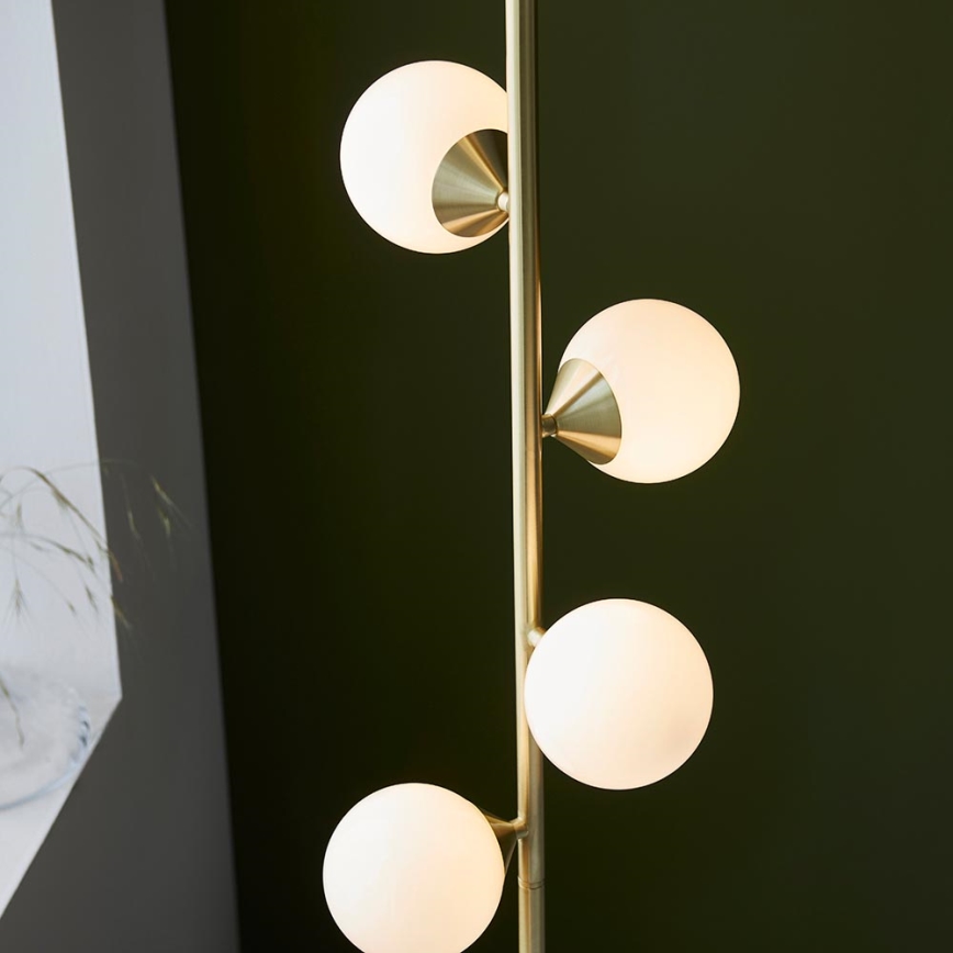 Endon 106756 - Stojacia lampa OTIS 5xG9/3W/230V zlatá