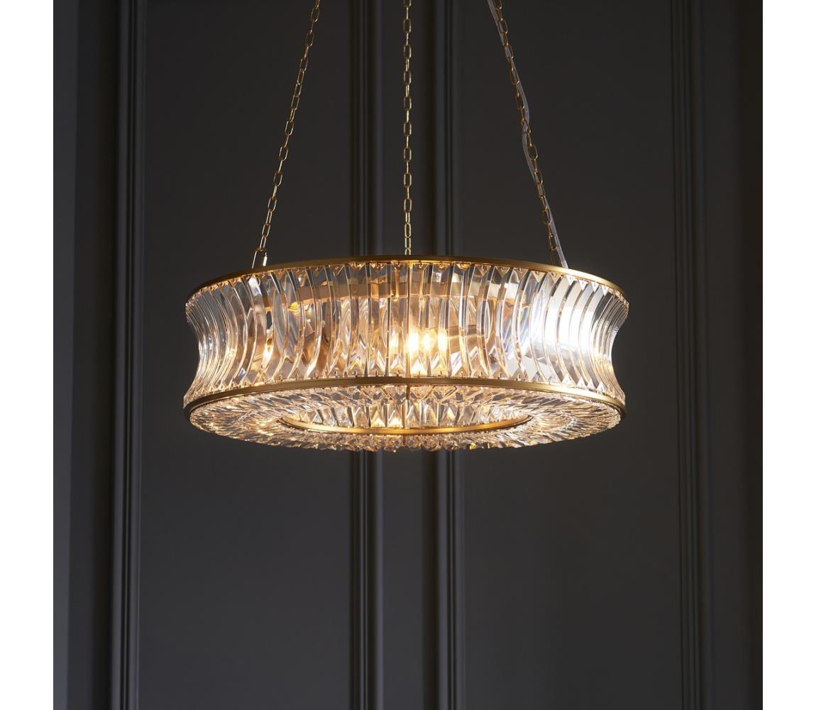 Endon 106811 - Luster na reťazi 6xE14/6W/230V zlatý 106811
