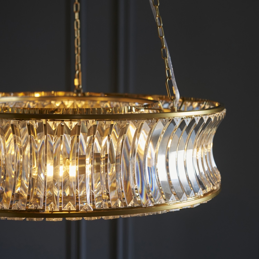 Endon 106811 - Luster na reťazi 6xE14/6W/230V zlatý
