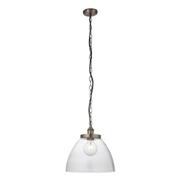 Endon 106896 - Luster na reťazi HANSEN 1xE27/10W/230V matný chróm
