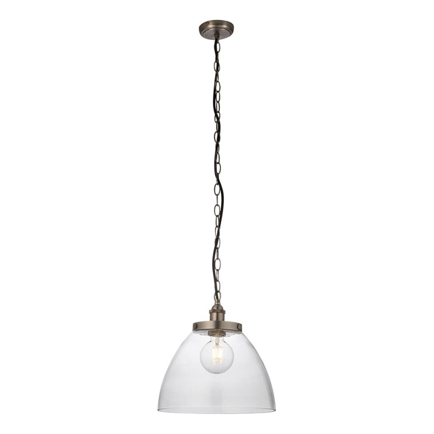 Endon 106896 - Luster na reťazi HANSEN 1xE27/10W/230V matný chróm