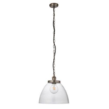 Endon 106896 - Luster na reťazi HANSEN 1xE27/10W/230V matný chróm