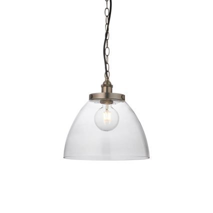 Endon 106896 - Luster na reťazi HANSEN 1xE27/10W/230V matný chróm