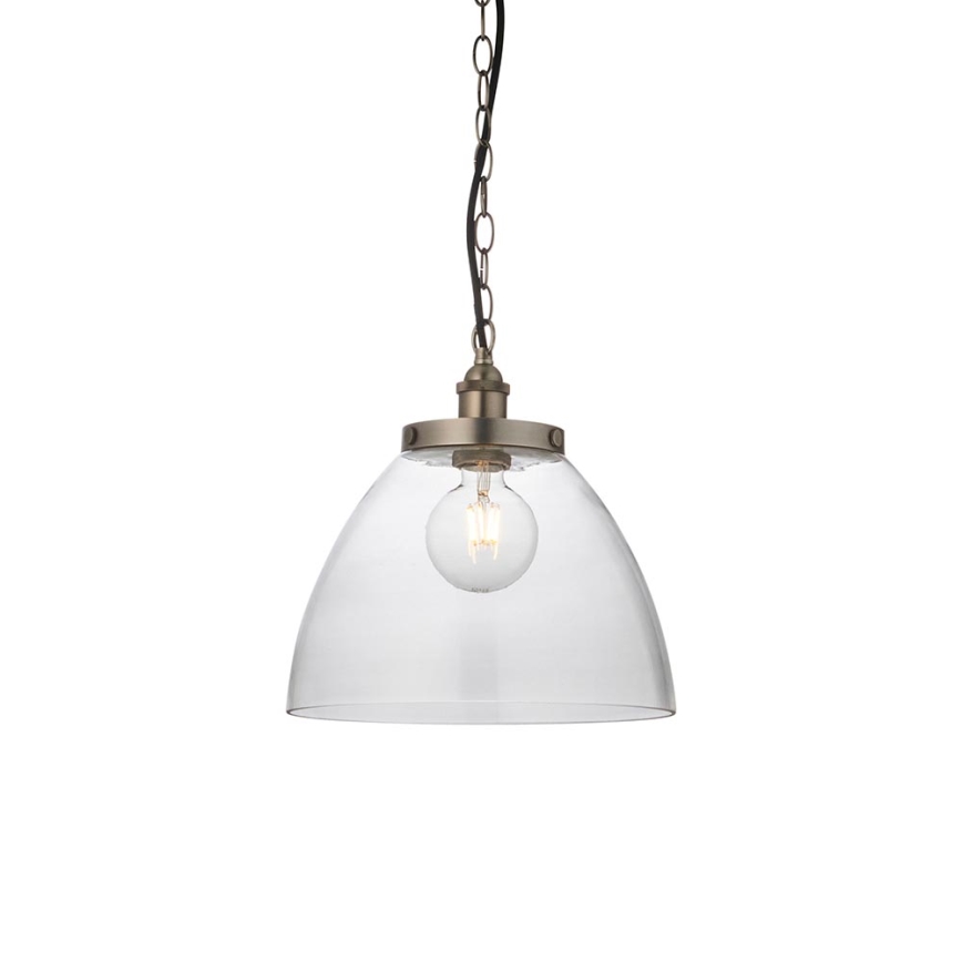 Endon 106896 - Luster na reťazi HANSEN 1xE27/10W/230V matný chróm