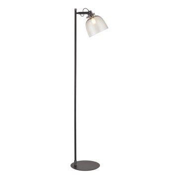 Endon 107013 - Stojacia lampa URBAN 1xE27/10W/230V čierna/dymová