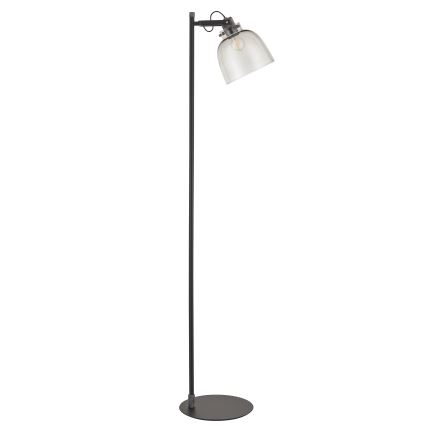 Endon 107013 - Stojacia lampa URBAN 1xE27/10W/230V čierna/dymová