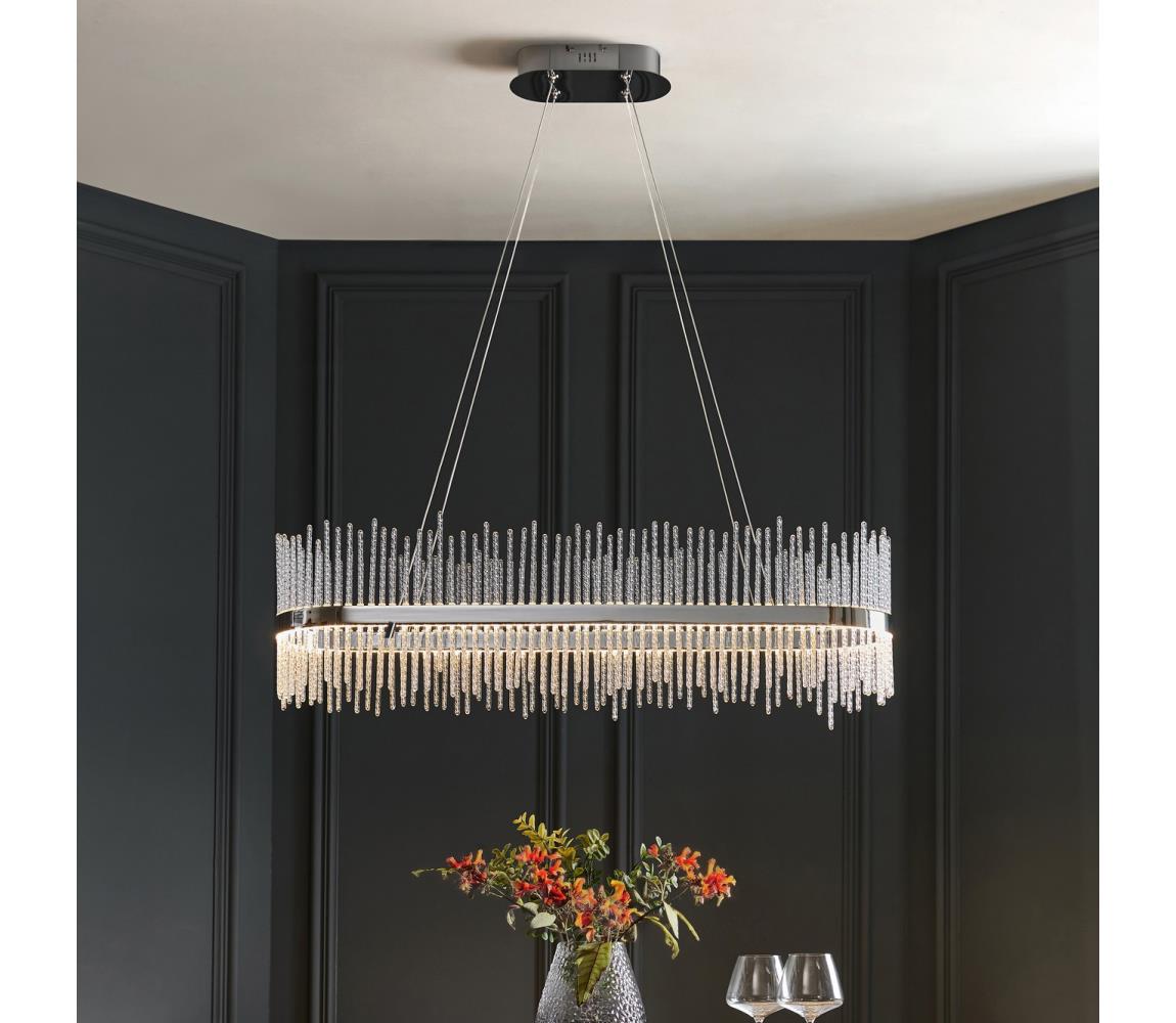 Endon 107109 - LED luster na lanku LED/47W/230V 3000K lesklý chróm 107109