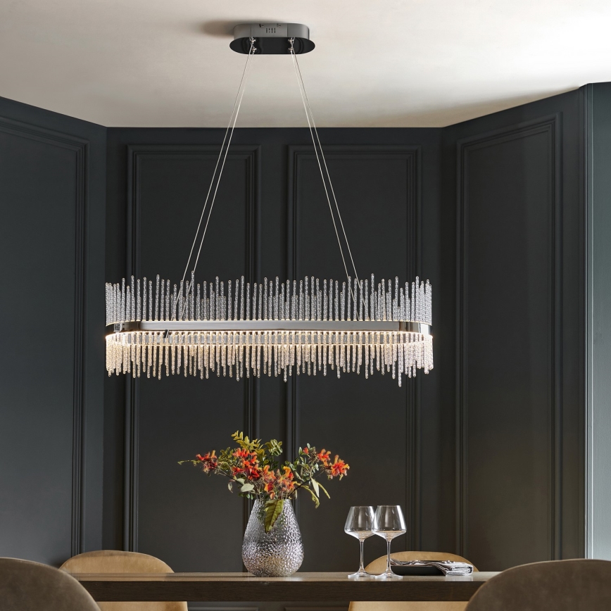 Endon 107109 - LED luster na lanku LED/47W/230V 3000K lesklý chróm