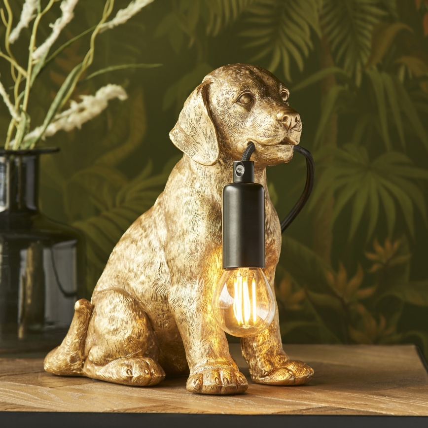 Endon 107364 - Stolná lampa PUPPY 1xE14/7W/230V zlatá