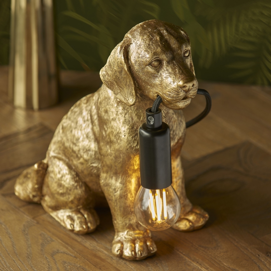 Endon 107364 - Stolná lampa PUPPY 1xE14/7W/230V zlatá