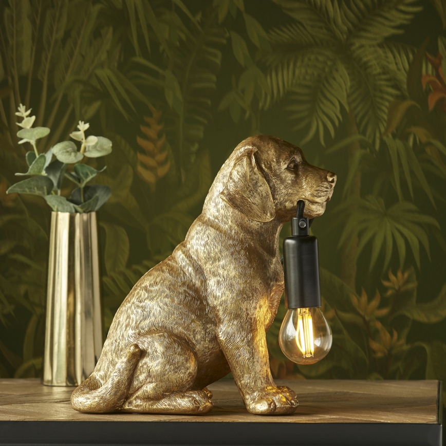 Endon 107364 - Stolná lampa PUPPY 1xE14/7W/230V zlatá