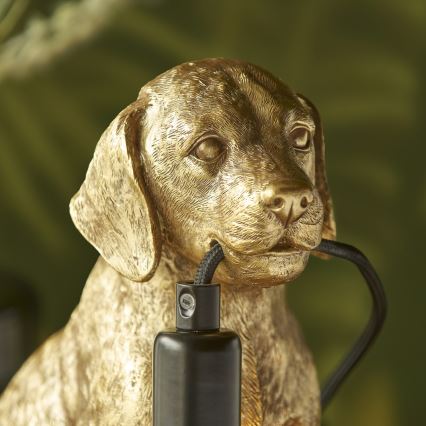 Endon 107364 - Stolná lampa PUPPY 1xE14/7W/230V zlatá