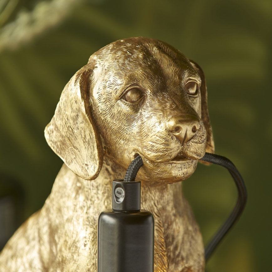 Endon 107364 - Stolná lampa PUPPY 1xE14/7W/230V zlatá