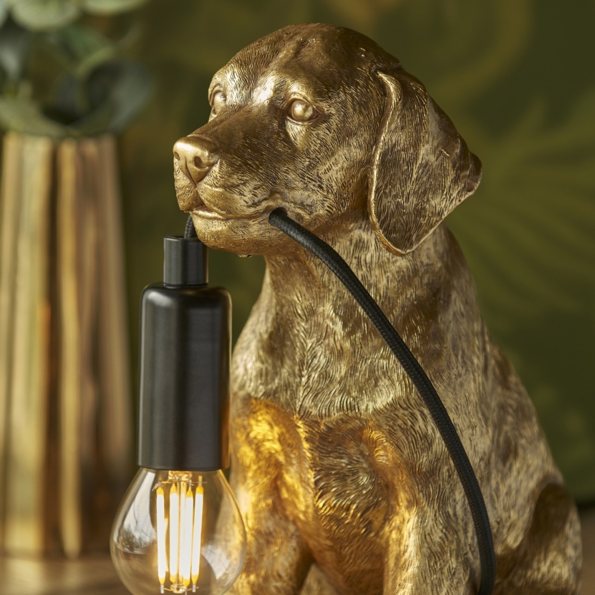 Endon 107364 - Stolná lampa PUPPY 1xE14/7W/230V zlatá