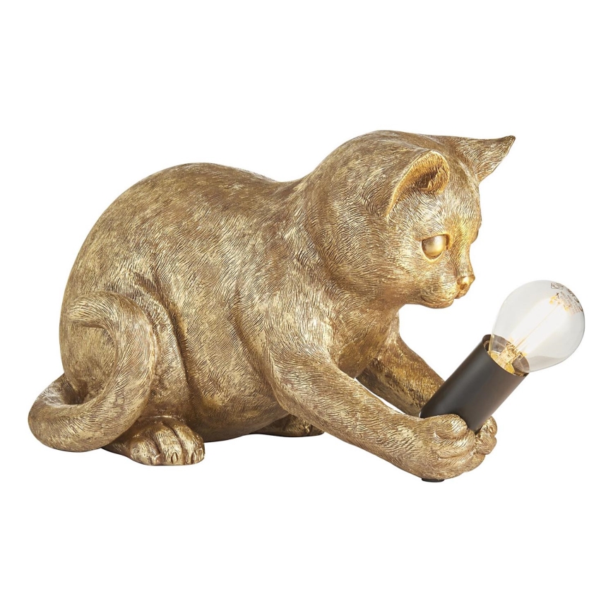 Endon 107389 - Stolná lampa KITTEN 1xE14/7W/230V zlatá