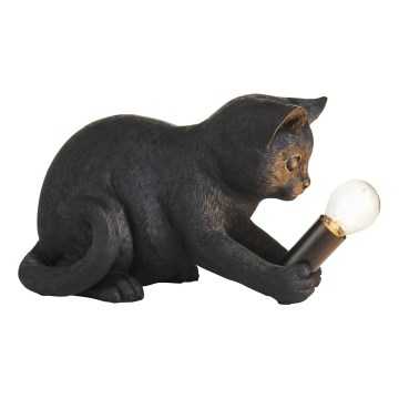 Endon 107390 - Stolná lampa KITTEN 1xE14/7W/230V čierna