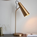 Endon 107527 - Stolná lampa KARNA 1xE27/10W/230V mosadz