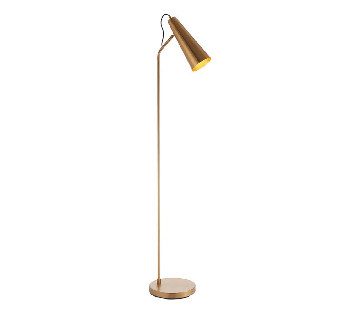 Endon 107528 - Stojacia lampa KARNA 1xE27/10W/230V mosadz 107528